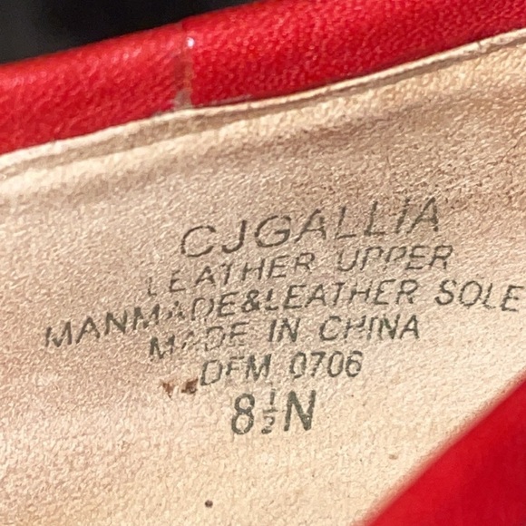 Joan & David  Circa CJ Gallia Leather Pumps.  Size 8.5 Narrow. - Picture 7 of 10